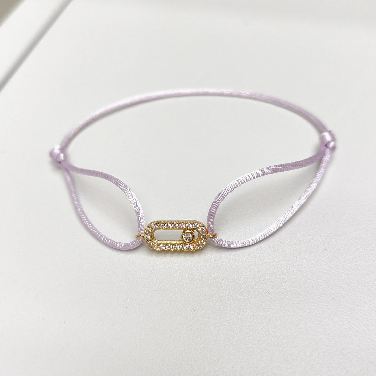 Bracelet Corde Pierre Ajustable