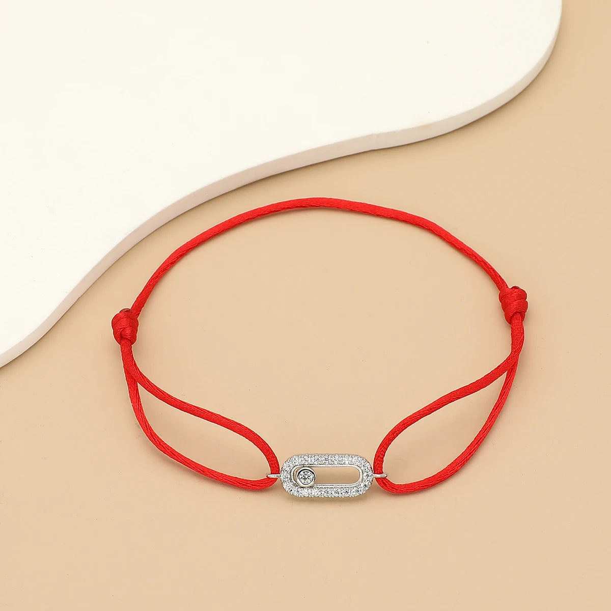Bracelet Corde Pierre Ajustable