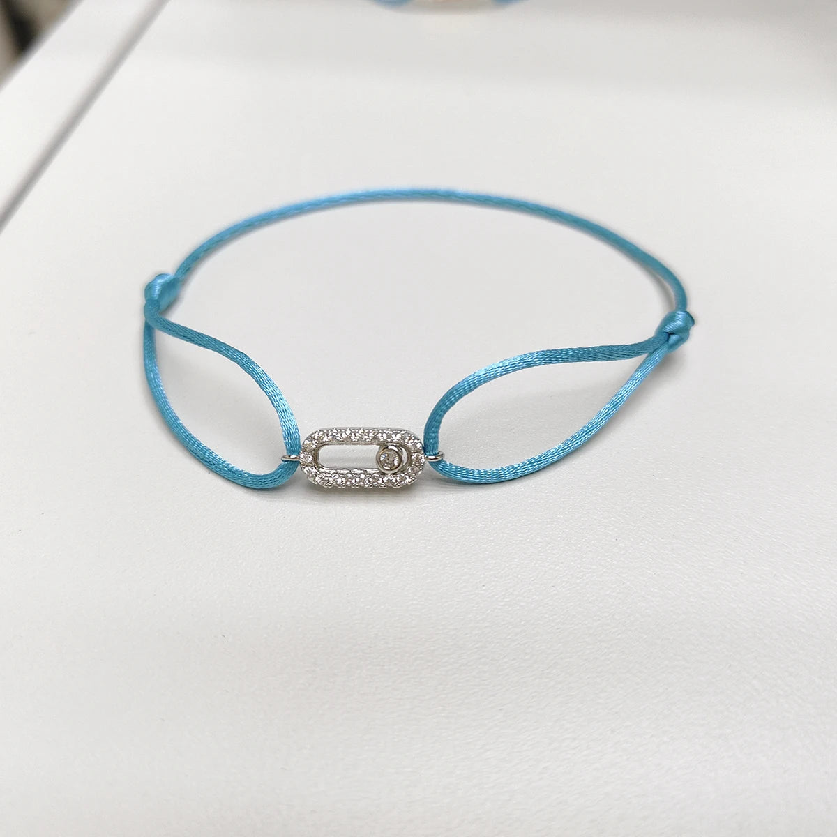 Bracelet Corde Pierre Ajustable