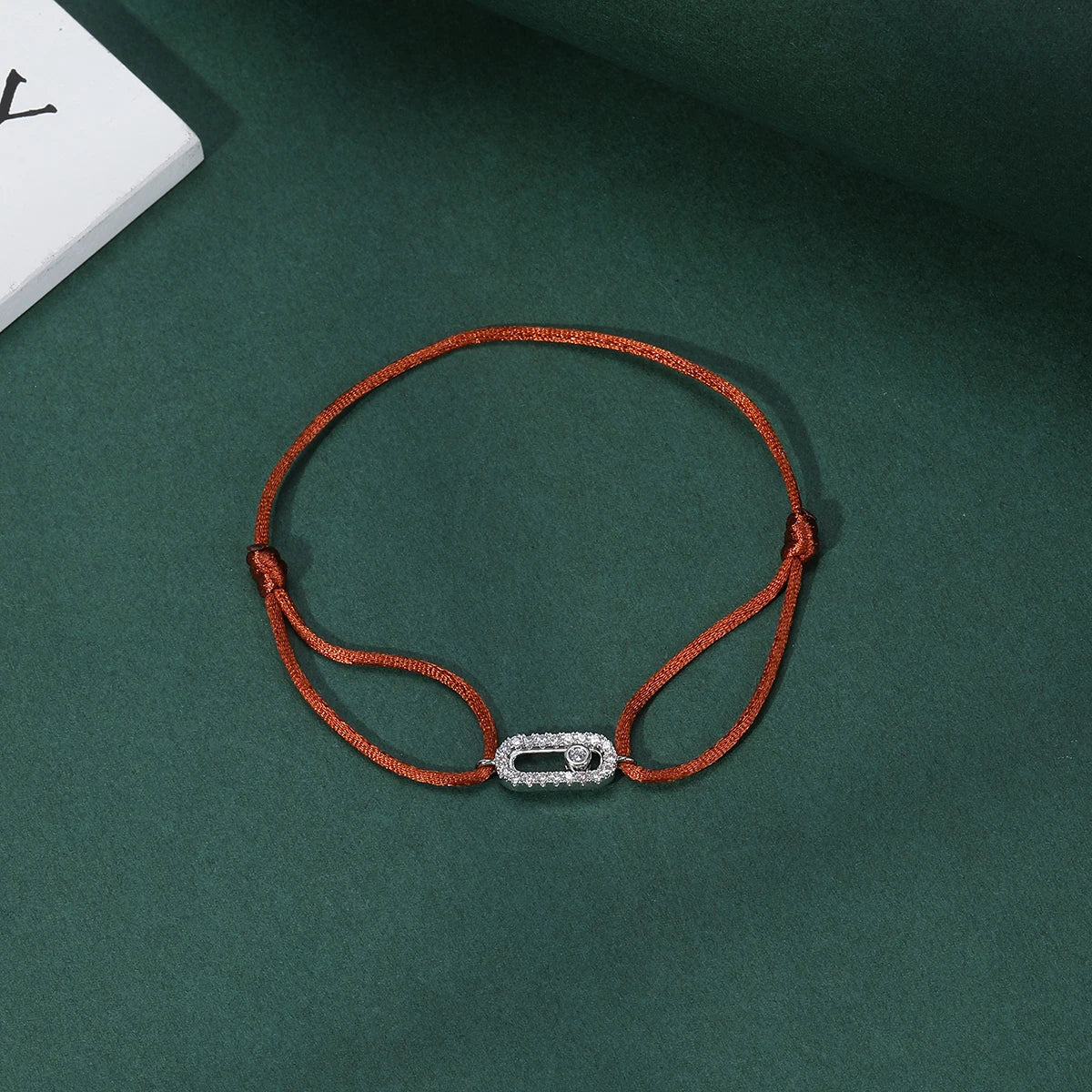 Bracelet Corde Pierre Ajustable