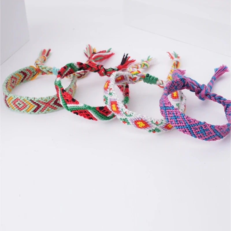 Bracelet Tressé Pastèque
