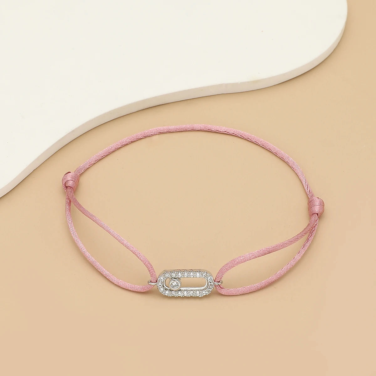 Bracelet Corde Pierre Ajustable