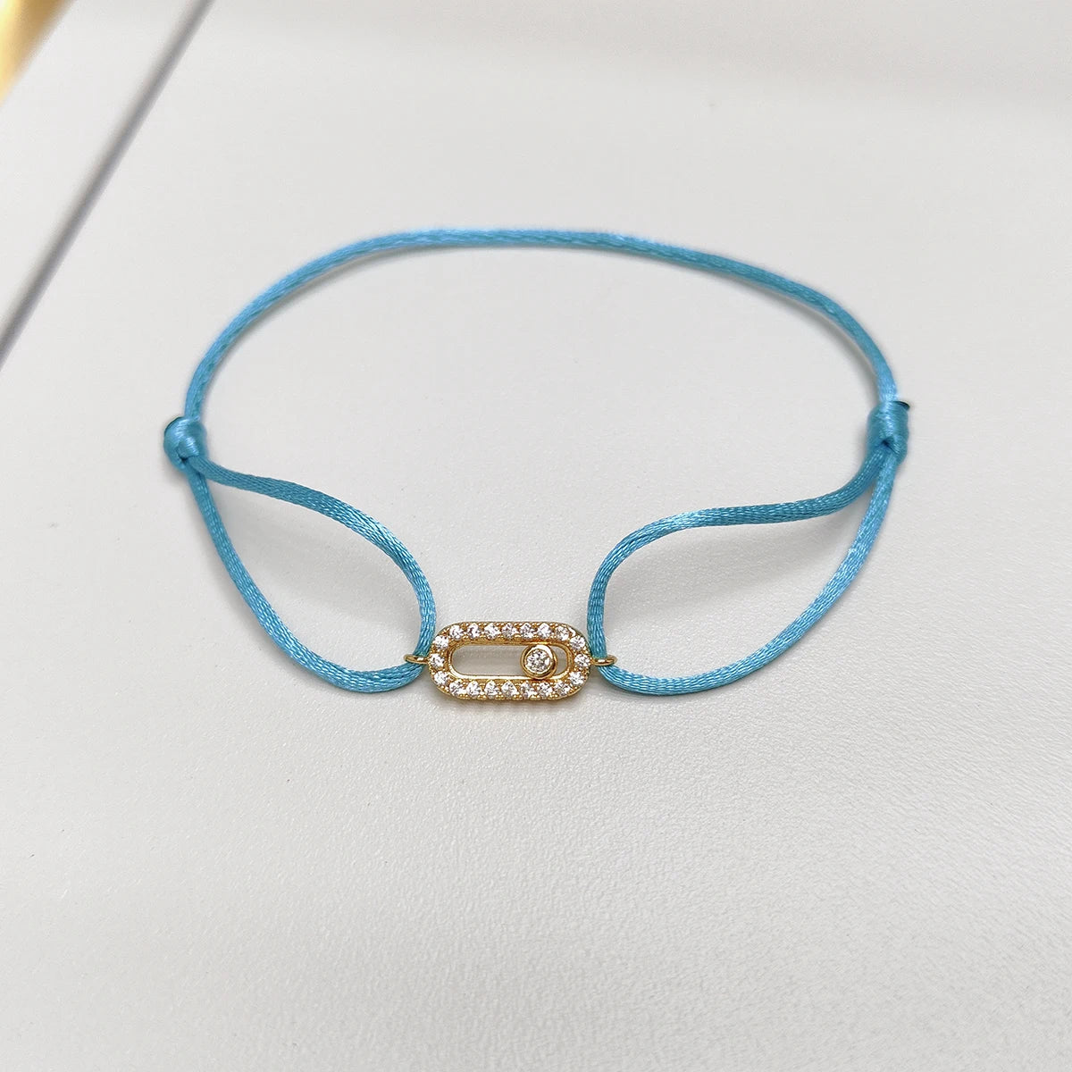 Bracelet Corde Pierre Ajustable